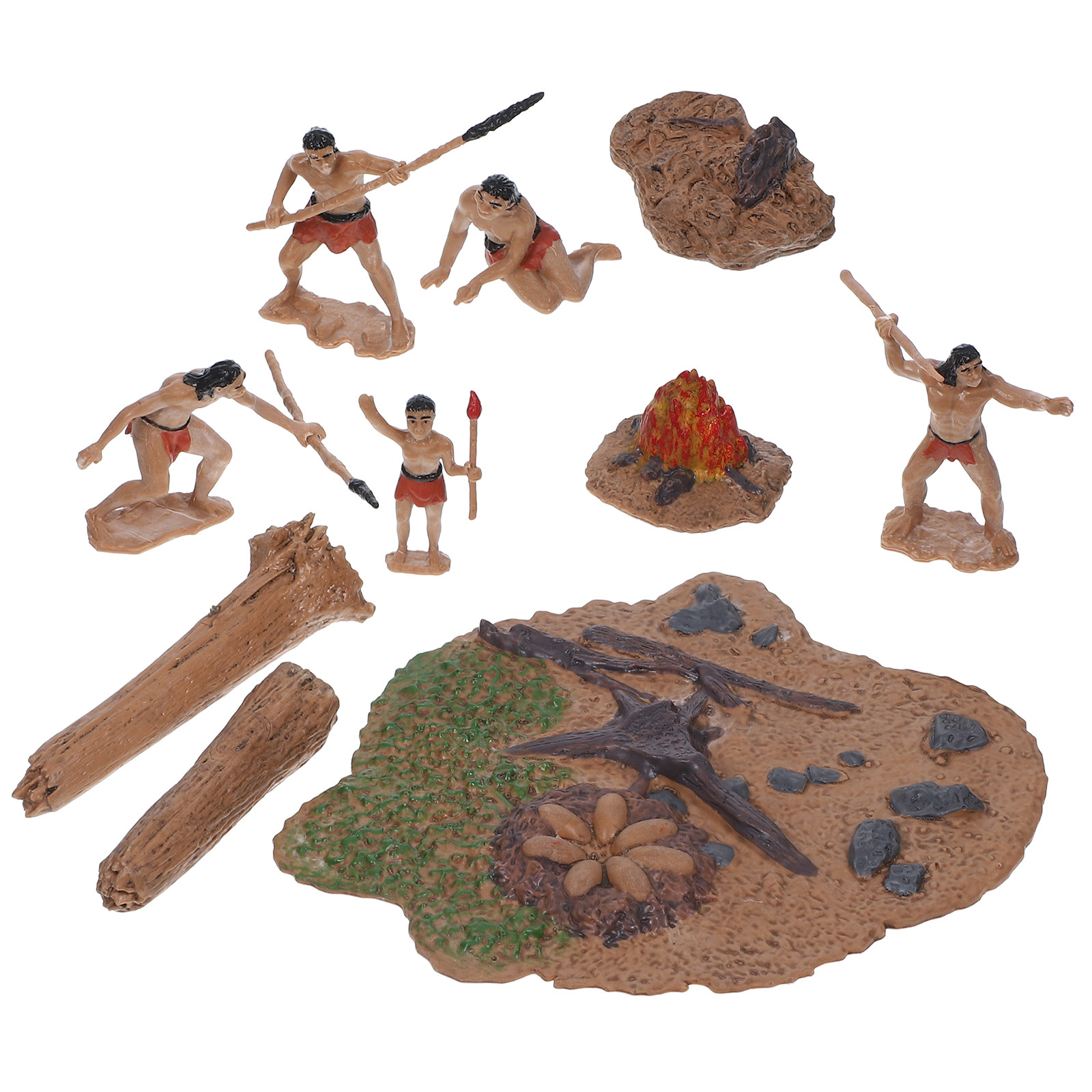 Bonsai Garden Usa - مجموعة واحدة من تماثيل الرجال البدائيين