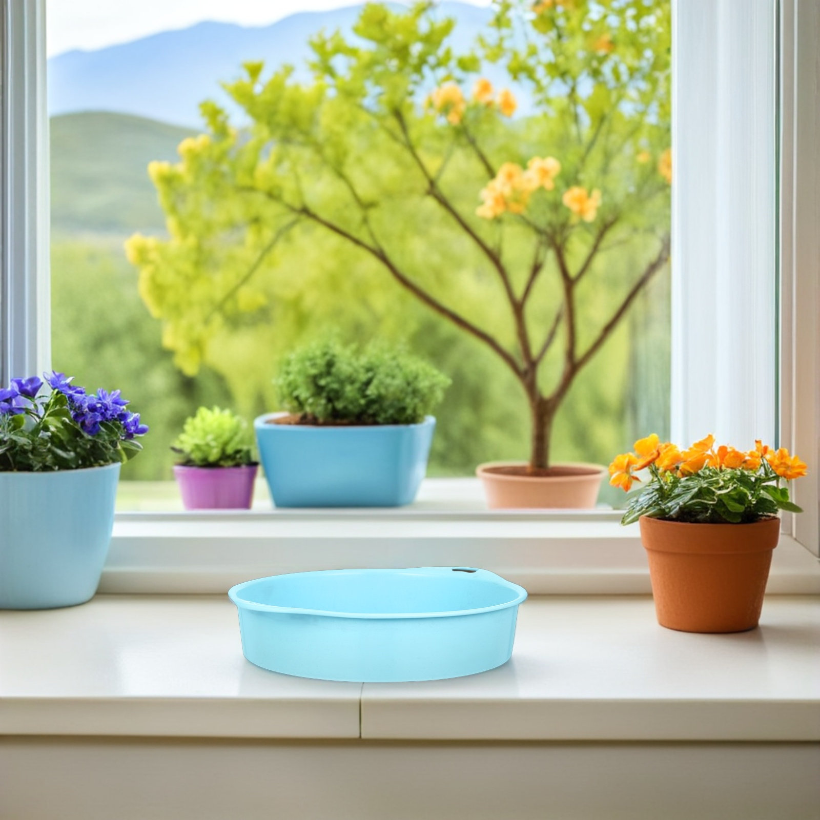 قطعتان من منخل التربة البلاستي - مراجعة Bonsai Garden Tools وسعره