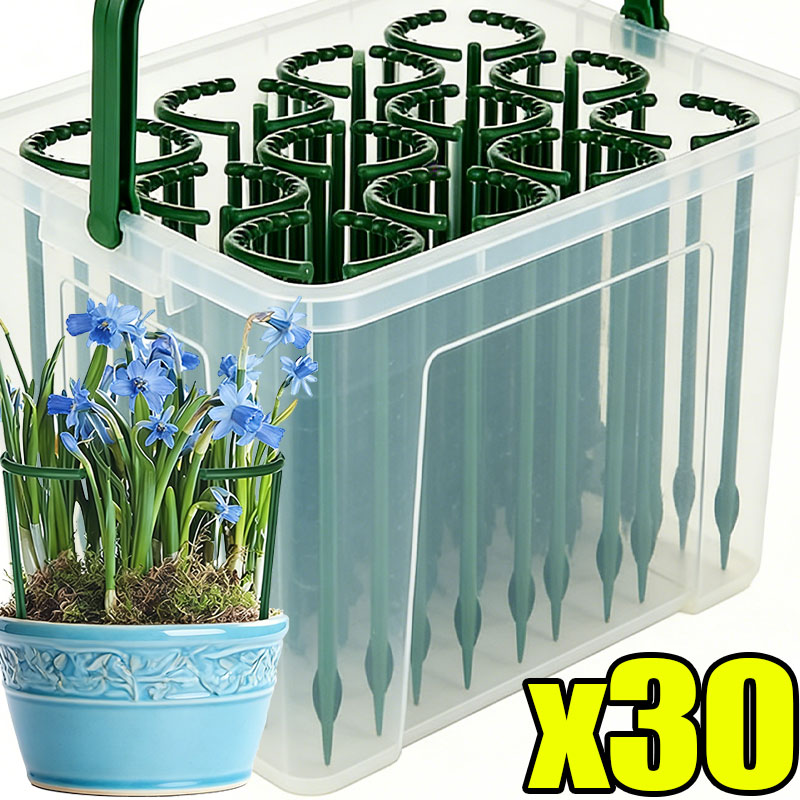 30-1 قطعة دعامة نباتات بلاستيك - مراجعة Bonsai Garden Tools وسعره