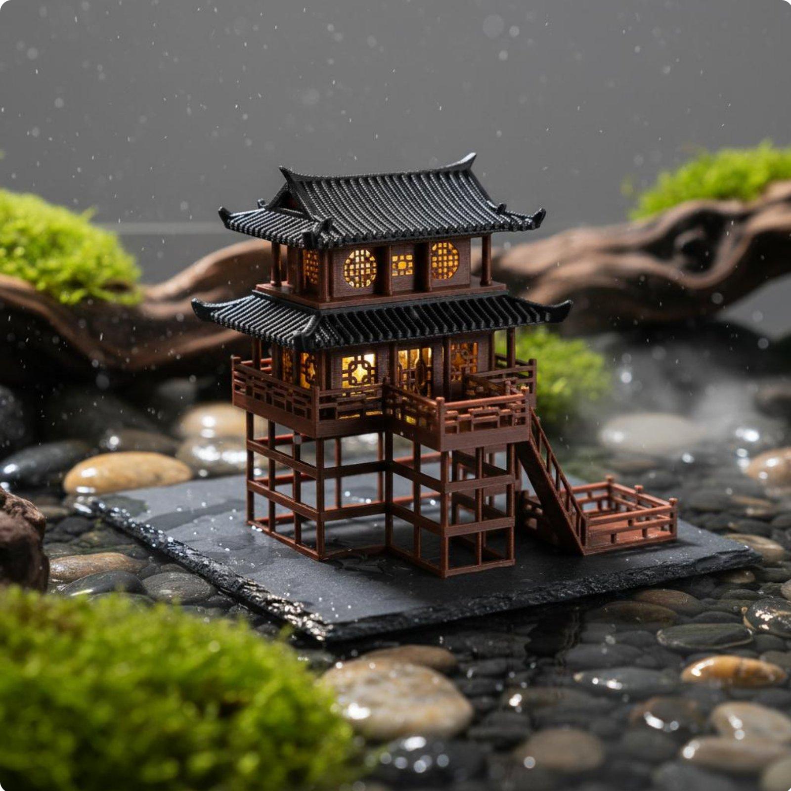 بيت بونساي بلاستيكي على شكل با - مراجعة Bonsai Garden Usa وسعره